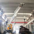 OUCO 3T30M Crane marina electrohidráulica, estructura de pluma telescópica